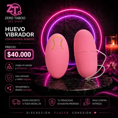 Huevo Vibrador con Control Remoto