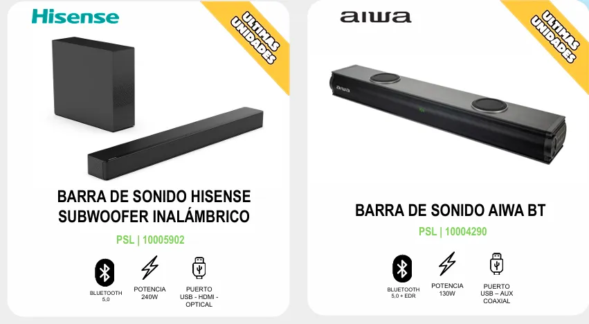 Parlantes/Barras de sonido - Image 1