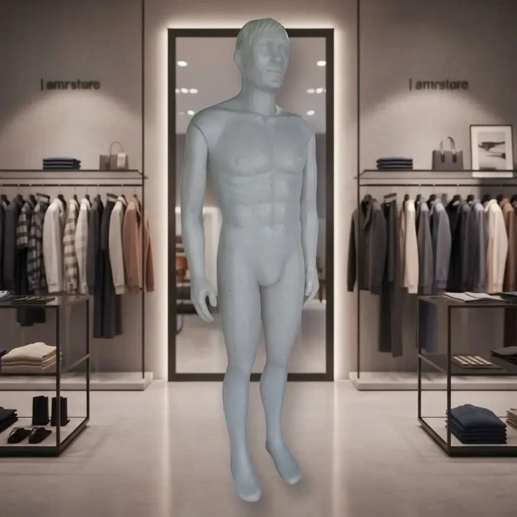 Maniquí cuerpo completo hombre con brazos y cabeza - Image 2
