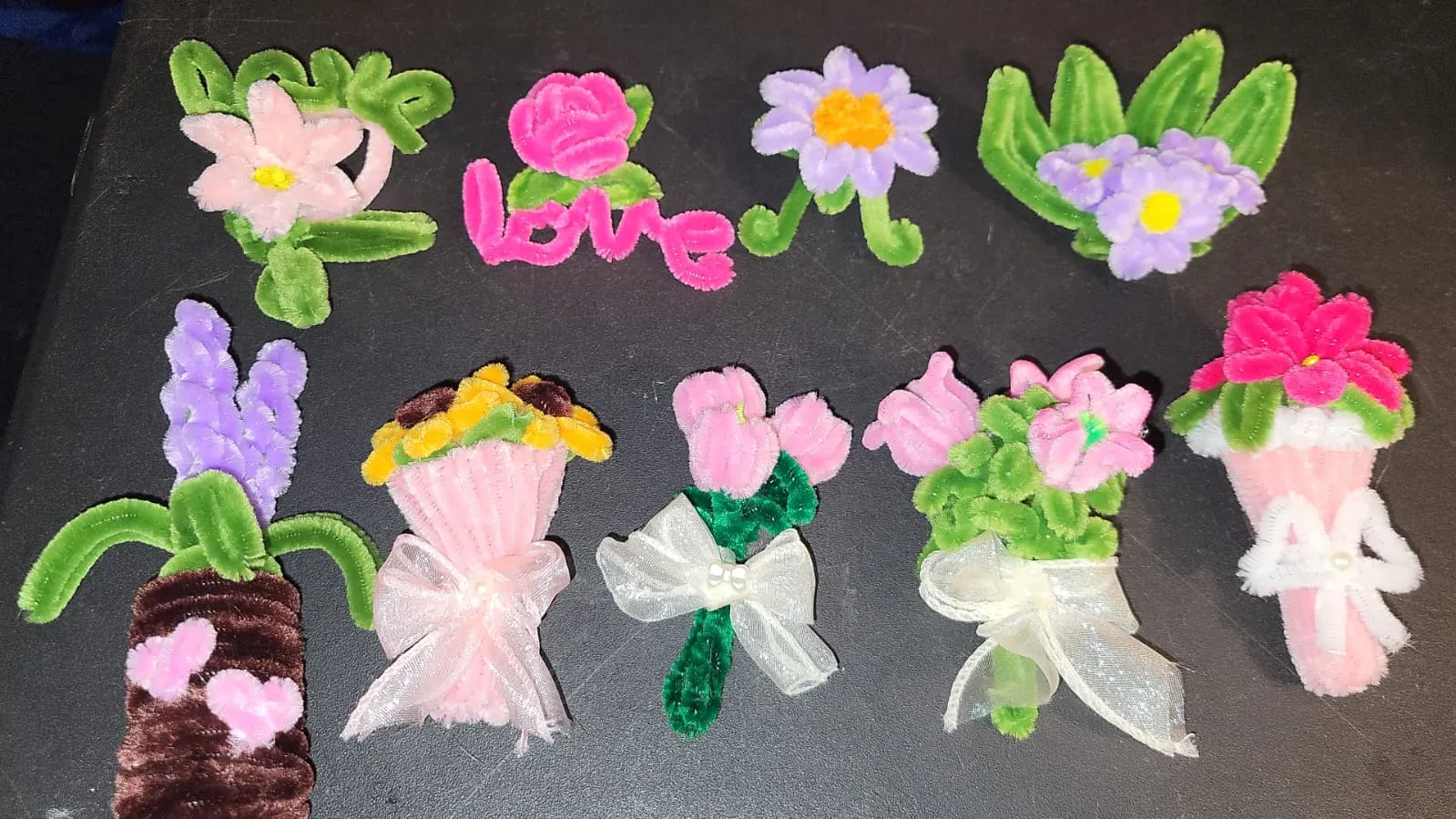 Handmade Floral Fridge Magnets - Image 3