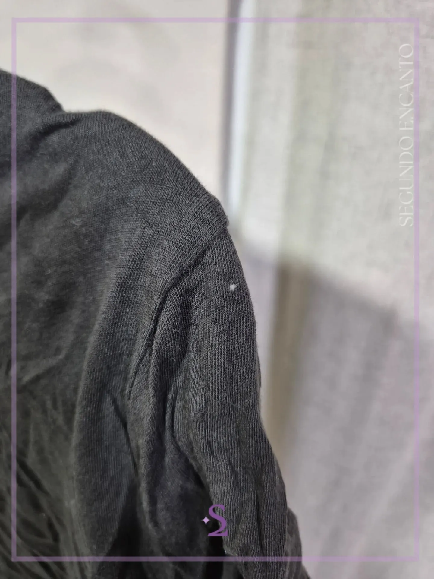 Crop top color gris oscuro M - Image 4