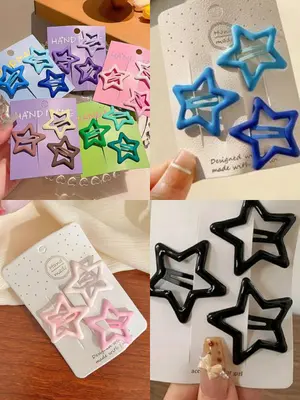 Par de clips para cabello 
