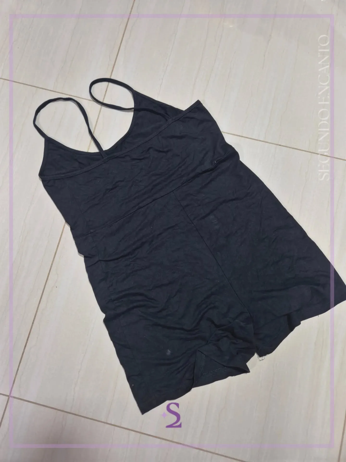 Romper color negro L - Image 5