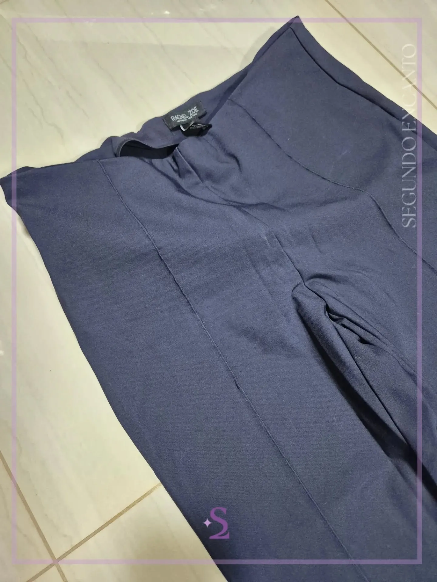 Pantalón de vestir azul oscuro XL/L - Image 2