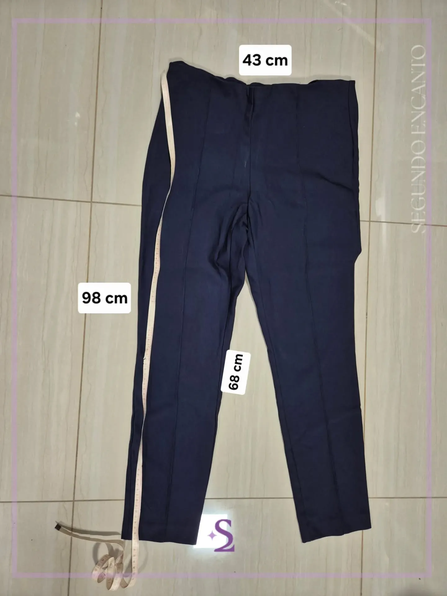Pantalón de vestir azul oscuro XL/L - Image 3