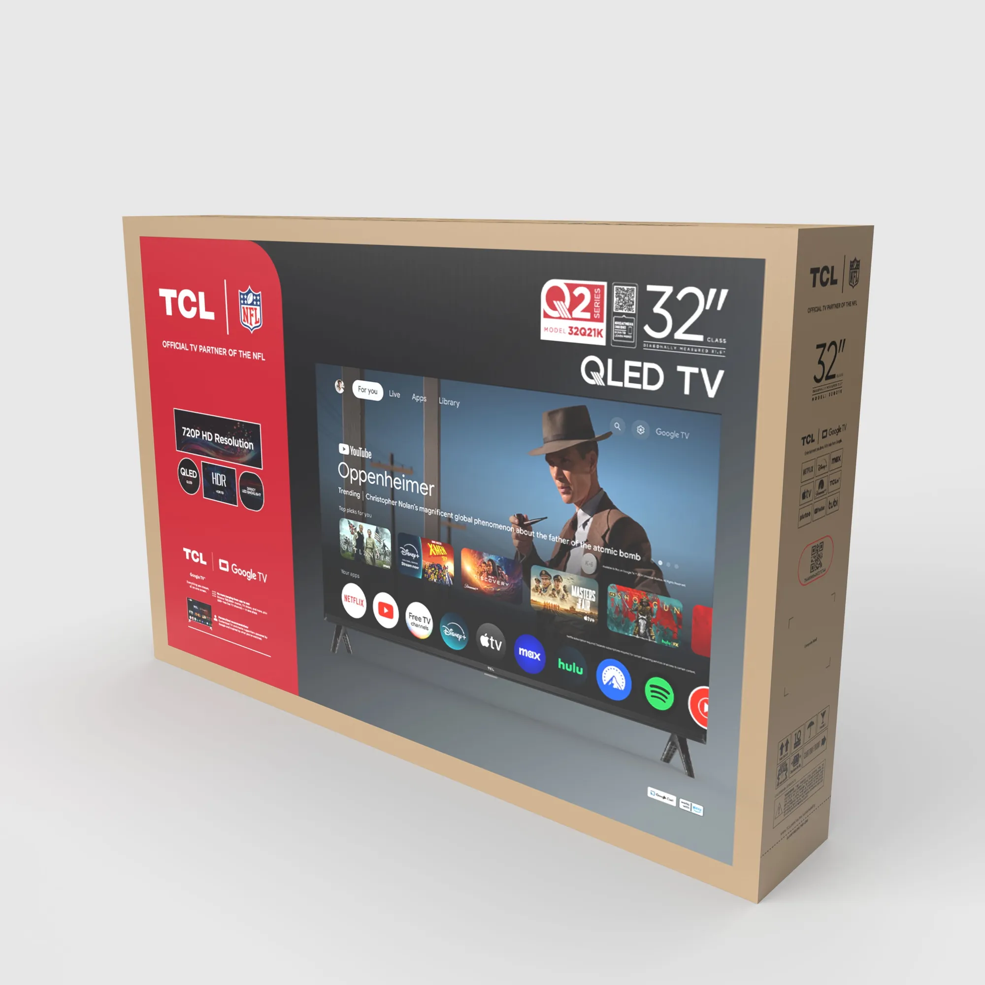 Smart TV TCL 32” QLED Google TV 2025 (Q2 Series) - Image 1