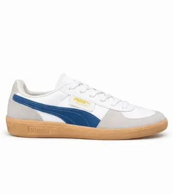 Puma Palermo White & Blue Retro