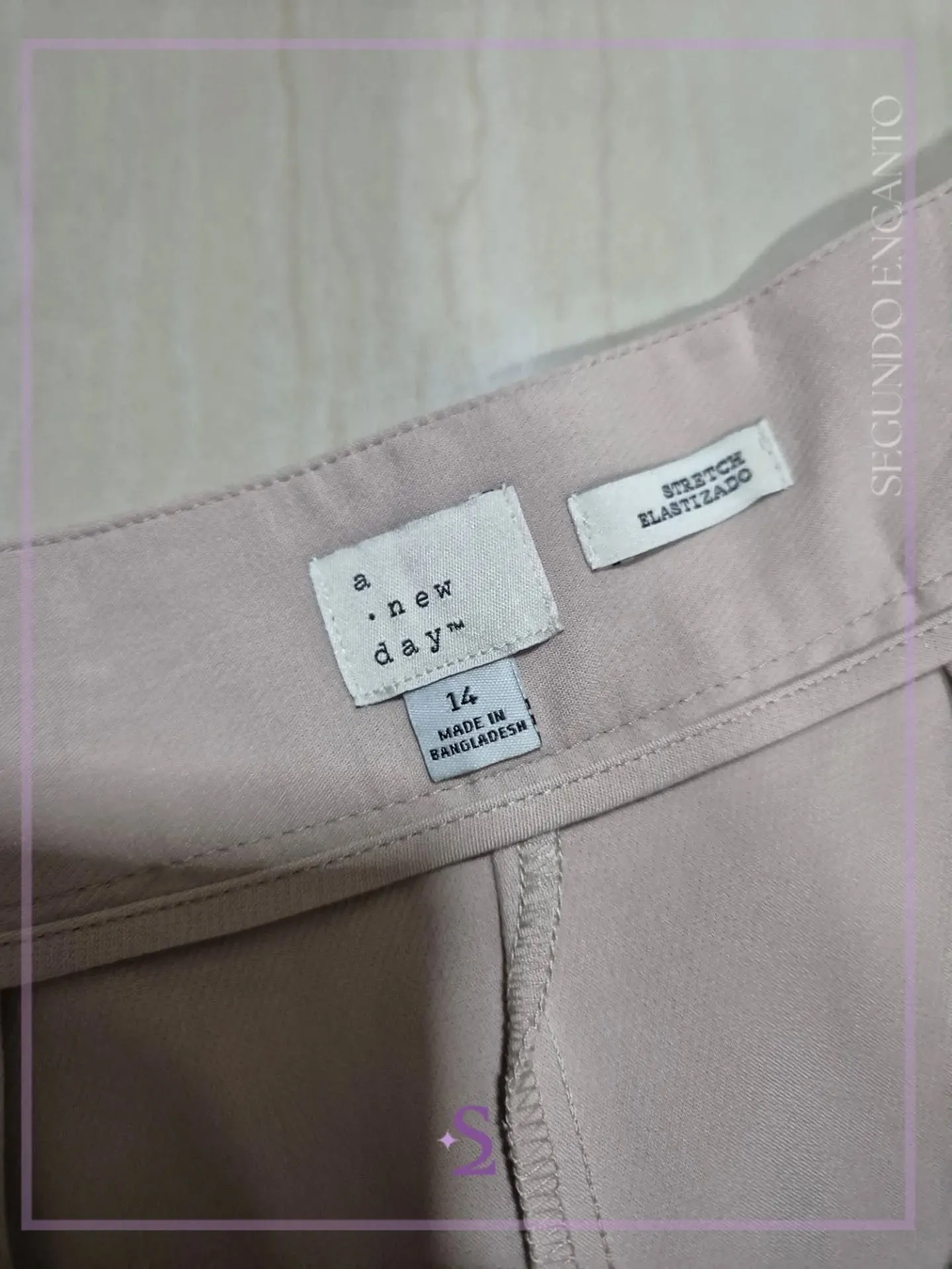 Short formal beige talla 14 XL - Image 6