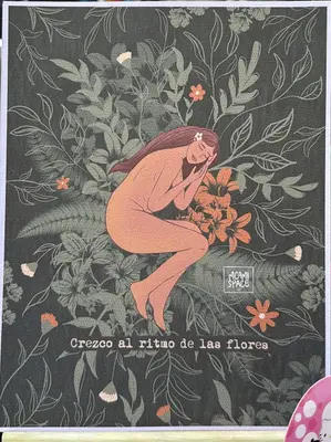 Print crezco al ritmo de la flores 🌷⭐️