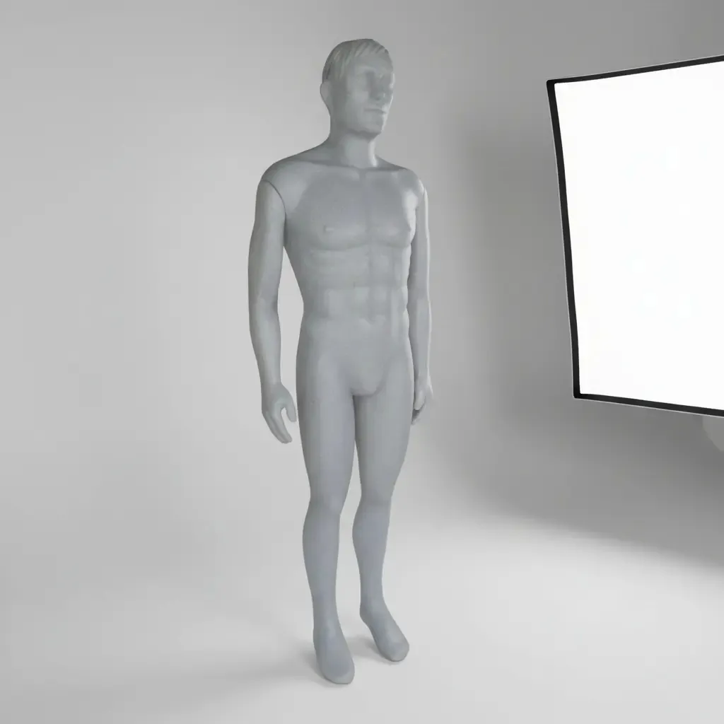 Maniquí cuerpo completo hombre con brazos y cabeza - Image 4