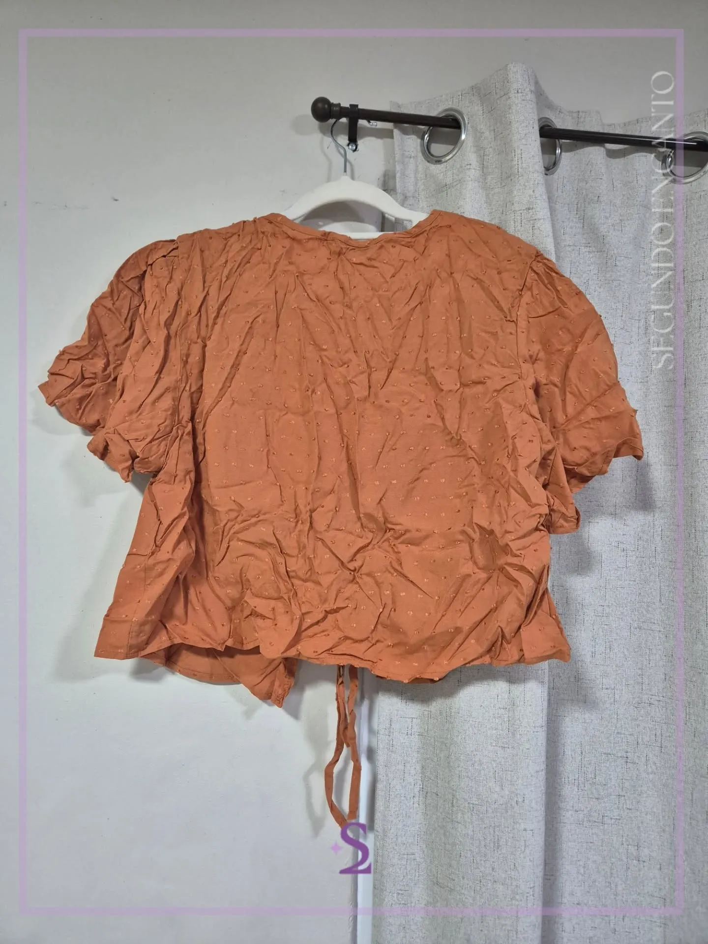 Blusa con nudos delanteros XL - Image 3