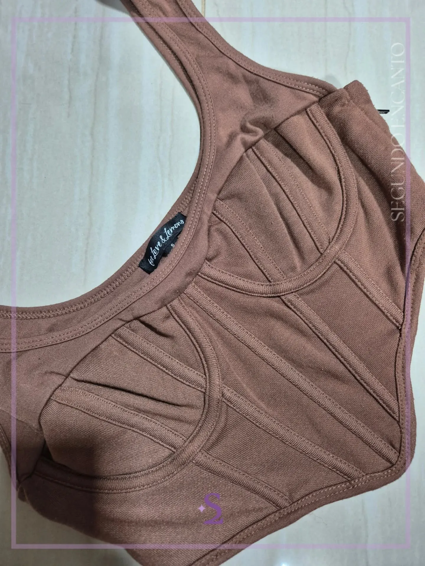 Corset color cafe S - Image 2