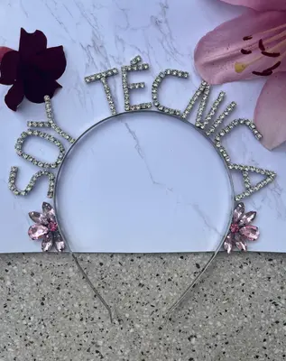 Vincha detalles en gemas