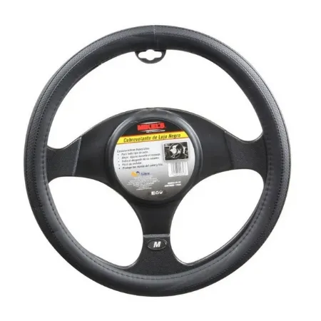 Cubre volante Tipo Piel Negro - Image 1