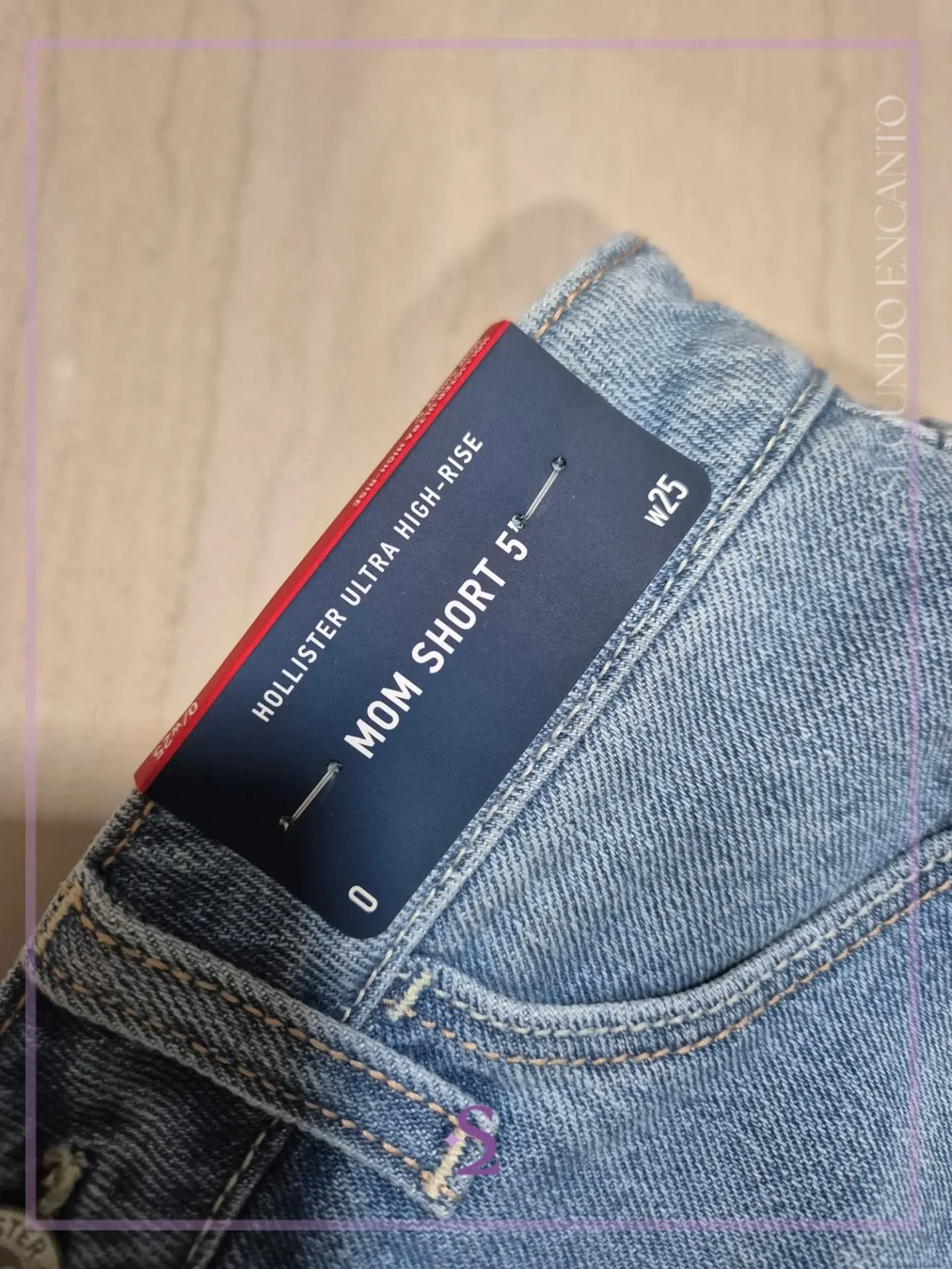 Short denim nuevo S hollister - Image 4