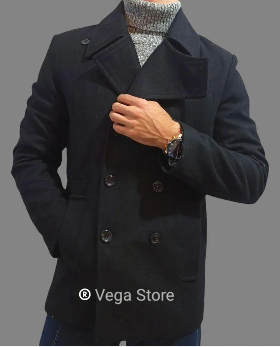 Abrigo negro caballero - Image 1