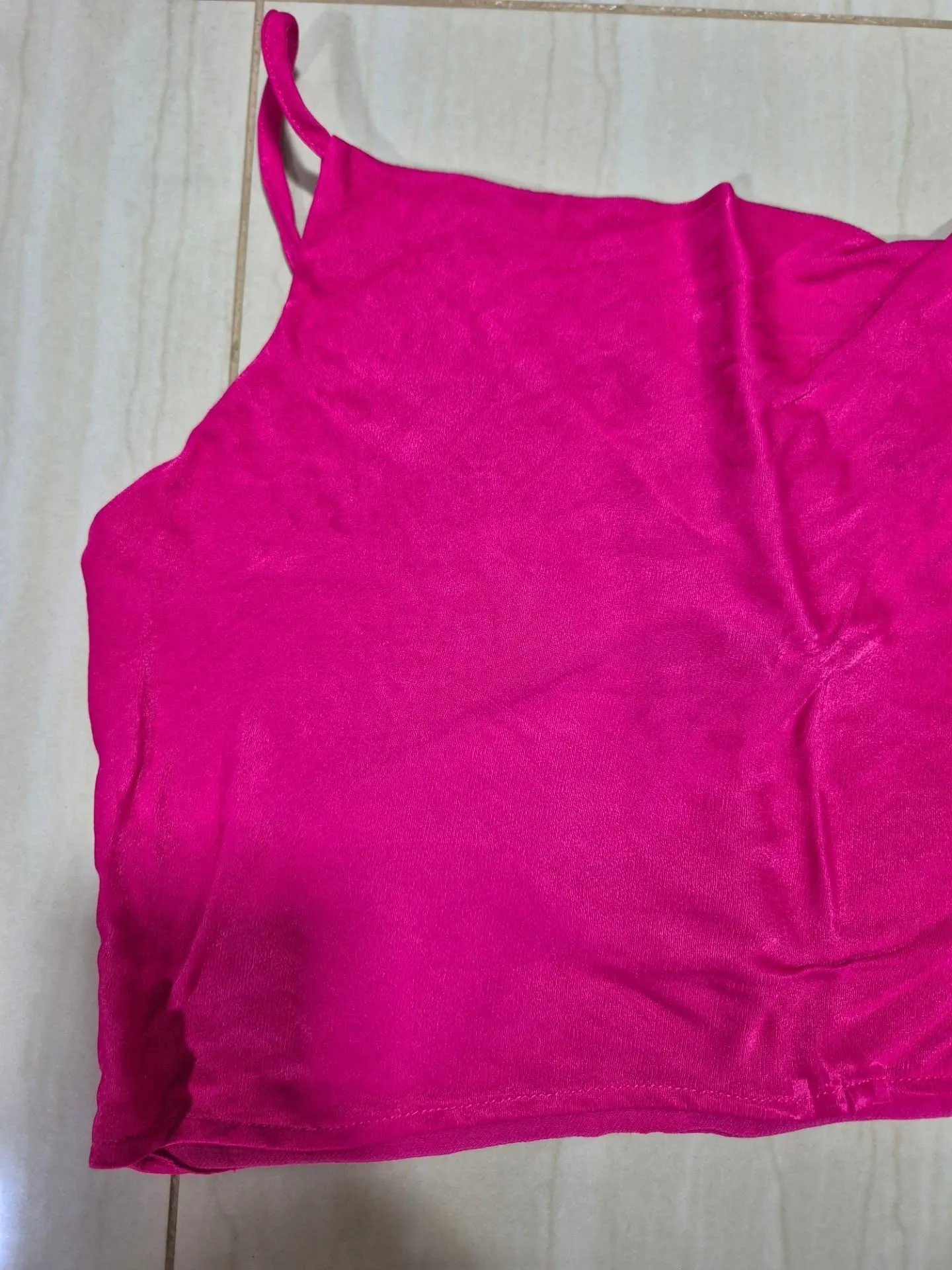 Crop top rosado S - Image 5