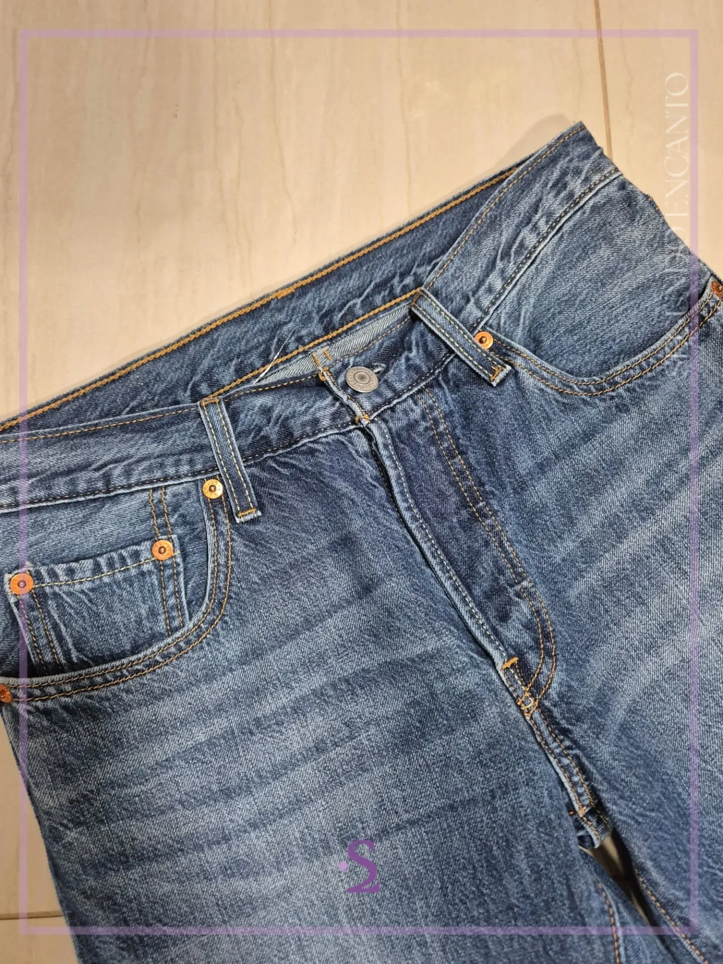 Jeans rectos Levis W26 L32 - Image 4