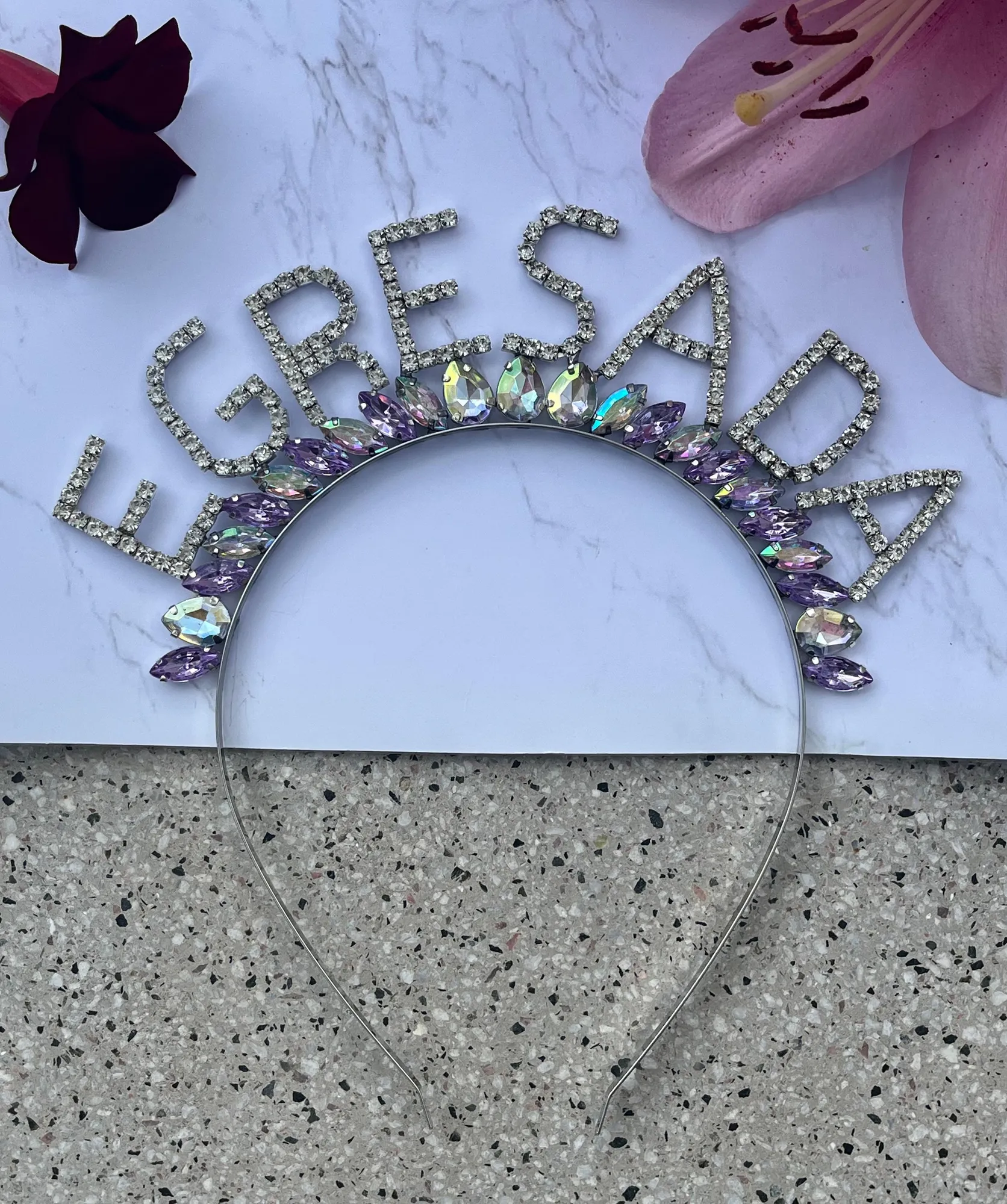 VINCHA EGRESADA corona de gemas - Image 2