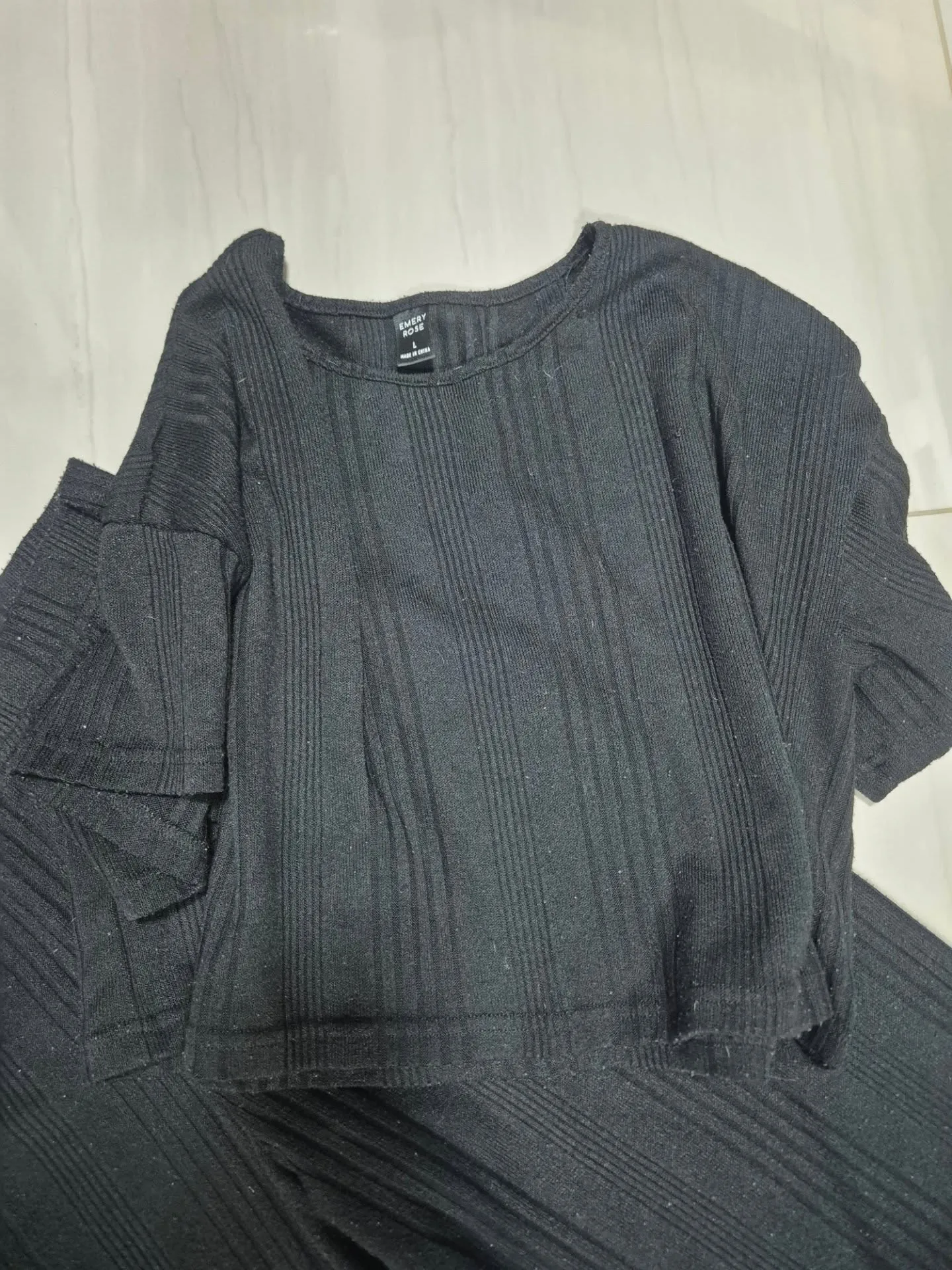 Conjunto casual camisa y pantalon corto L - Image 2