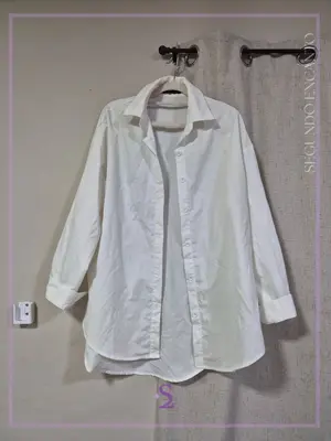 Camisa blanca L oversized