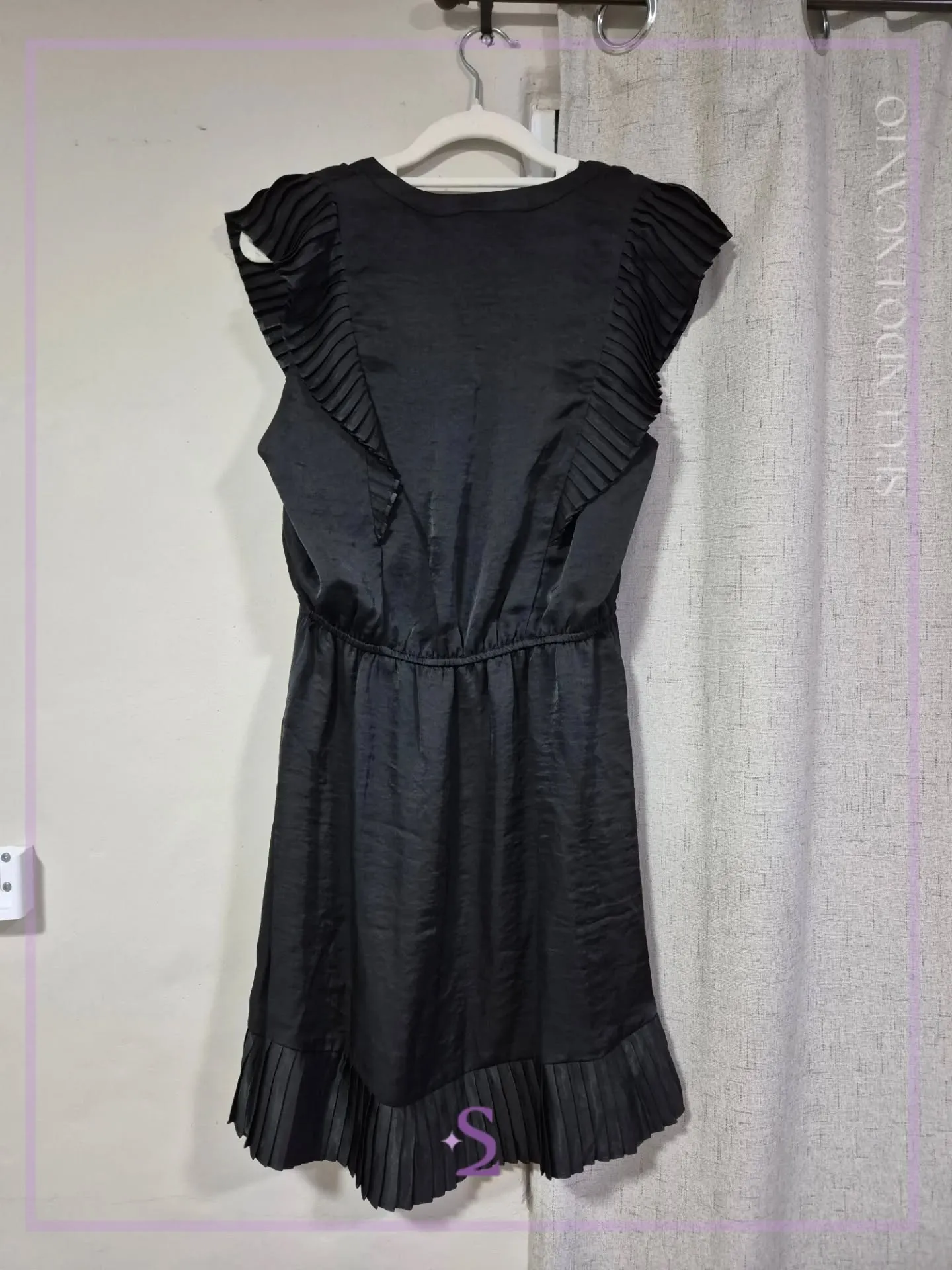 Vestido formal color negro S/M - Image 3