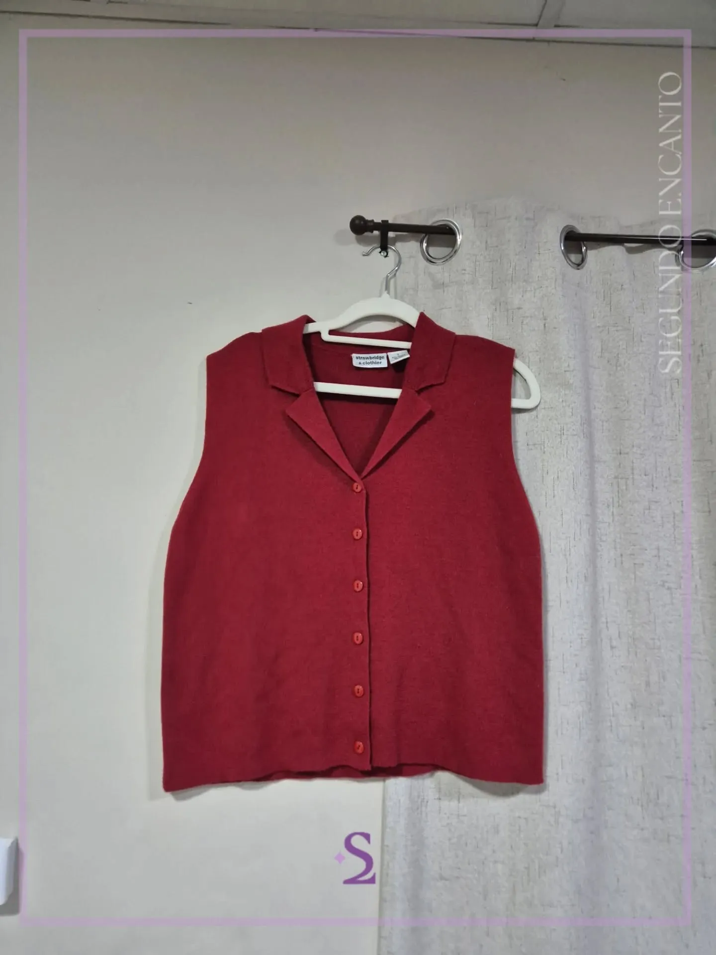 Chaleco color rojo L - Image 1