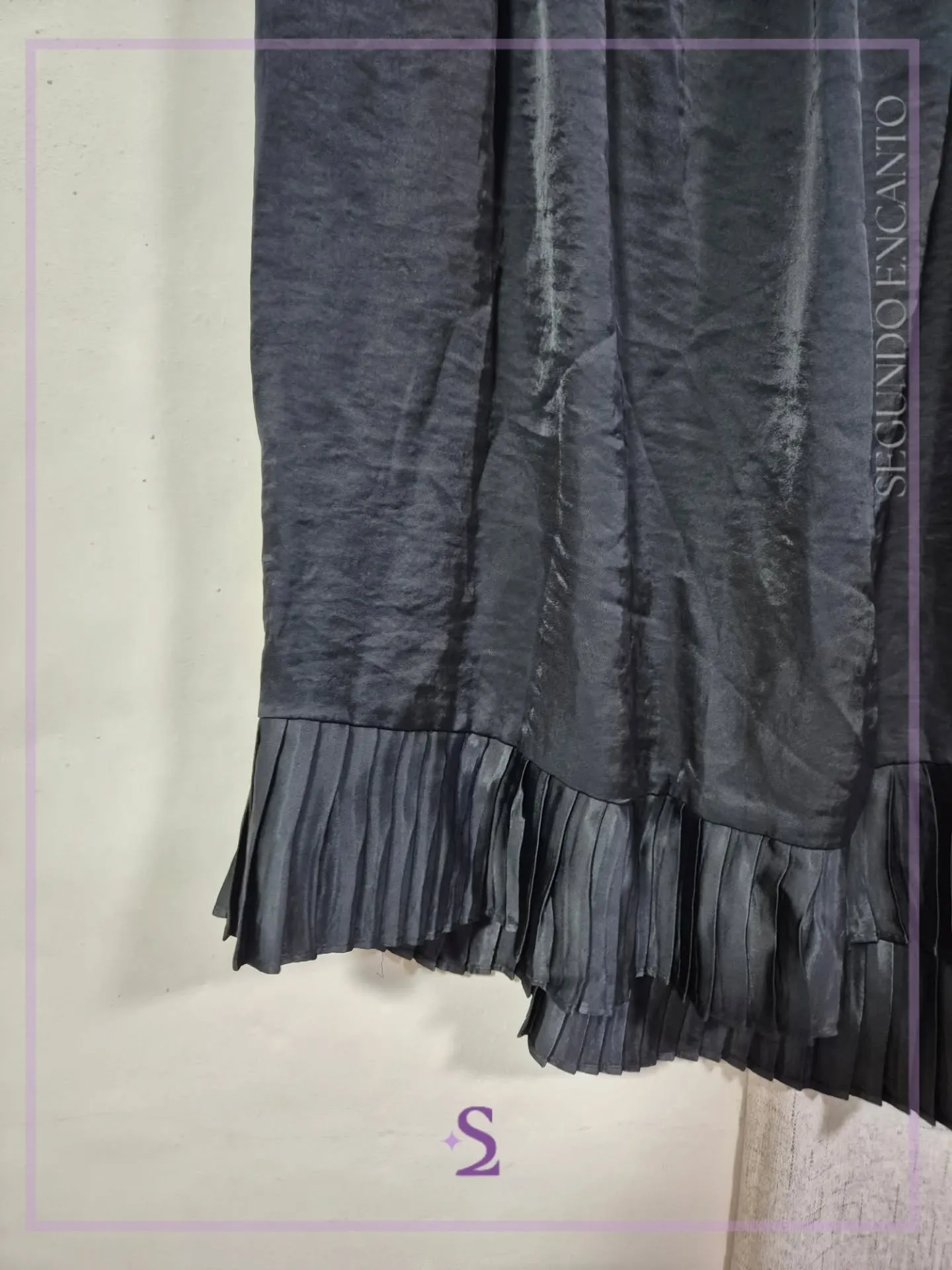 Vestido formal color negro S/M - Image 7