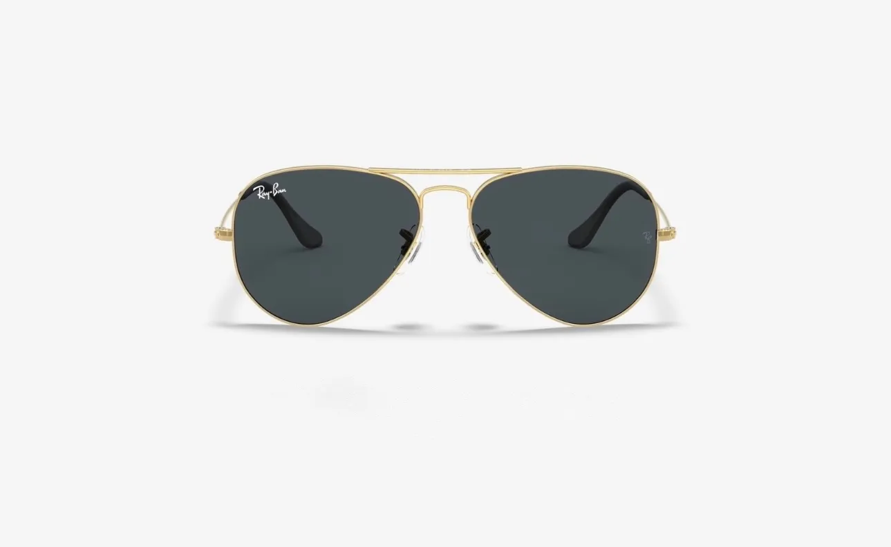 Ray Ban Aviador Black/Gold - Image 2