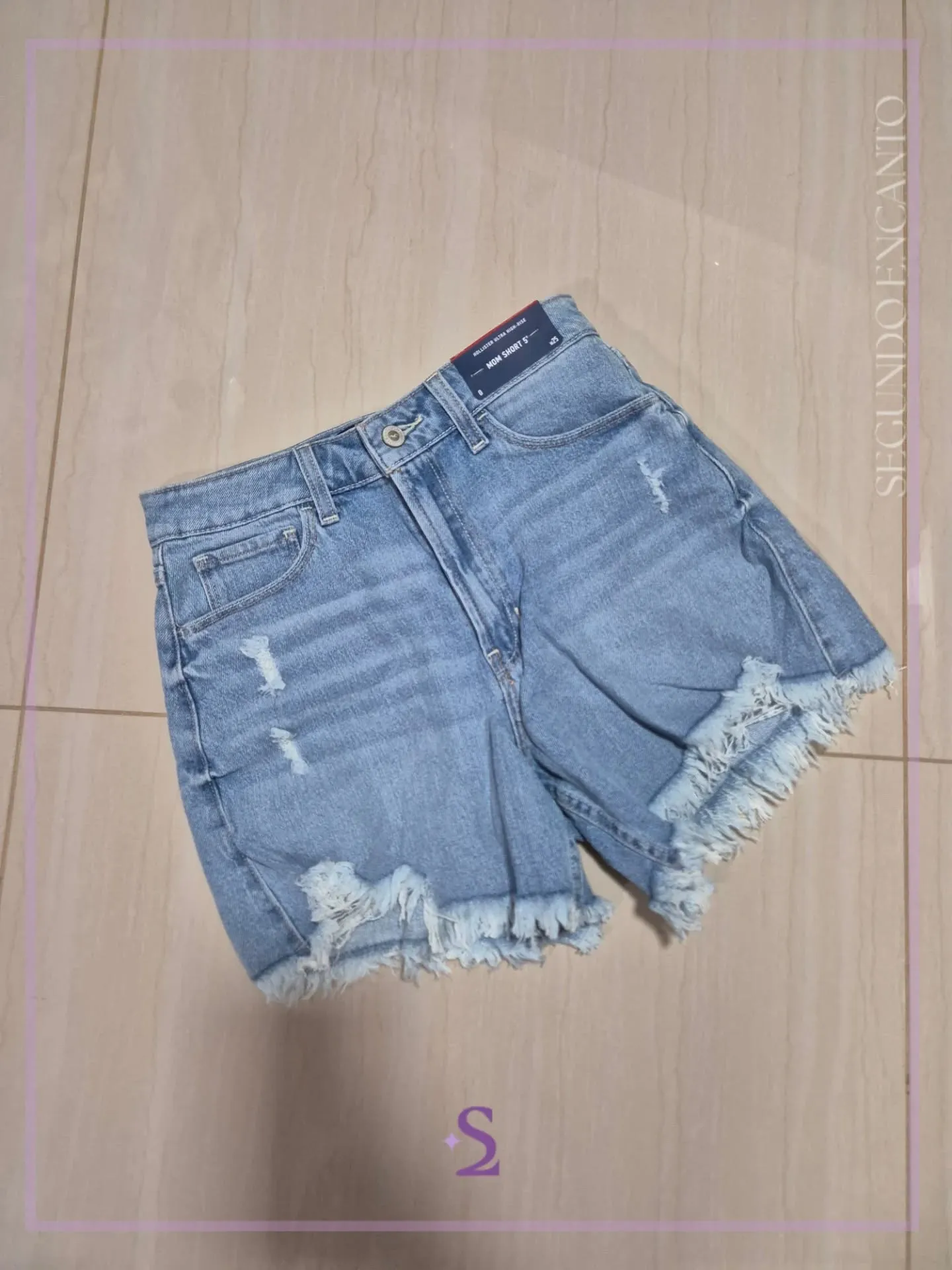 Short denim nuevo S hollister - Image 1