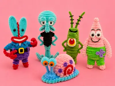Handmade Spongebob Decorations