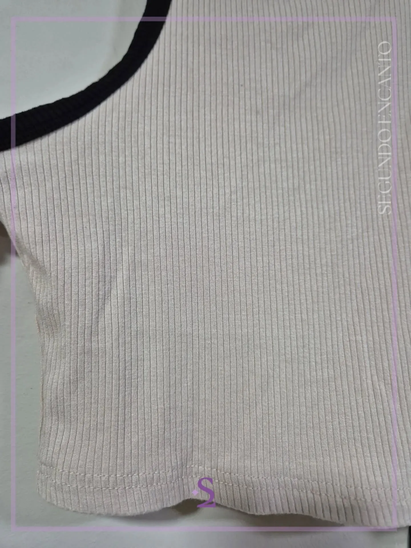 Crop top blanco hueso L - Image 3