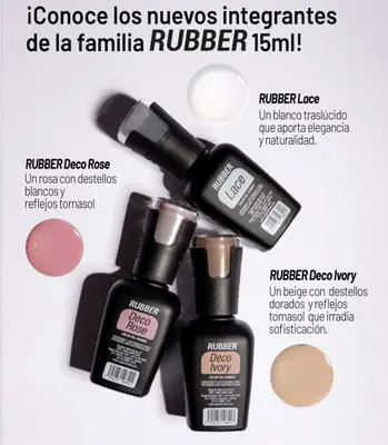 RUBBER ORGANIC NAILS 