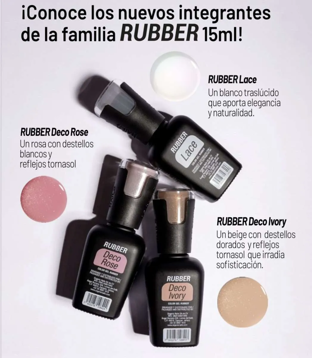 RUBBER ORGANIC NAILS - Image 1