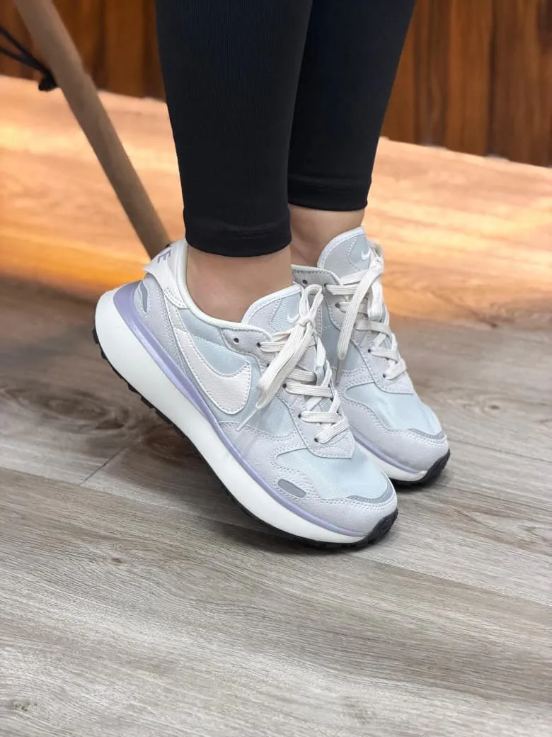 Nike Waffle Debut – Lavender & Grey Pastel - Image 1