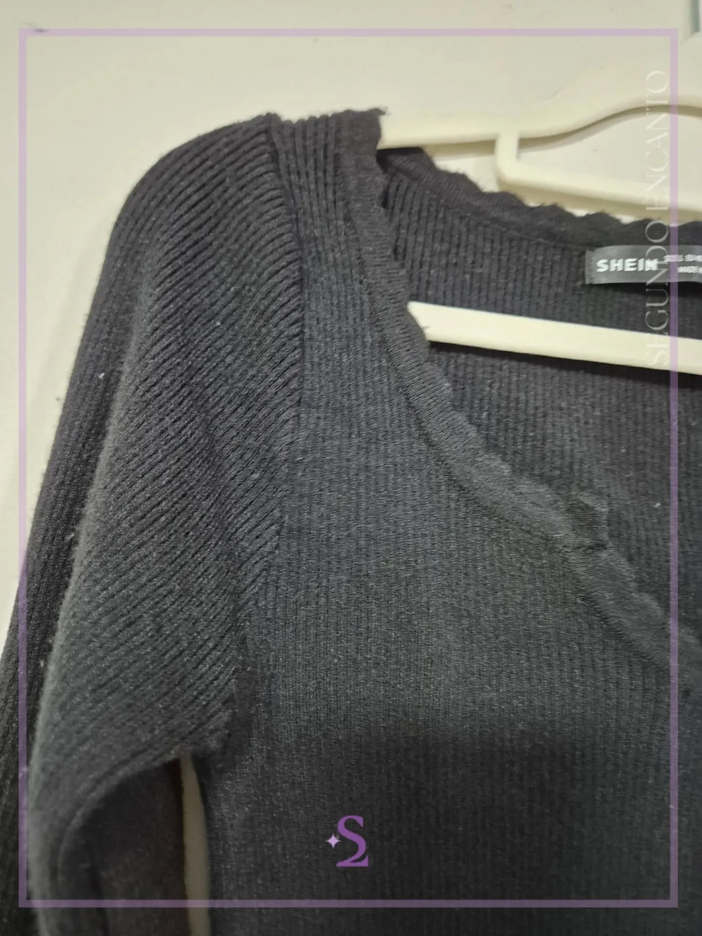 Blusa manga larga tejida L - Image 3