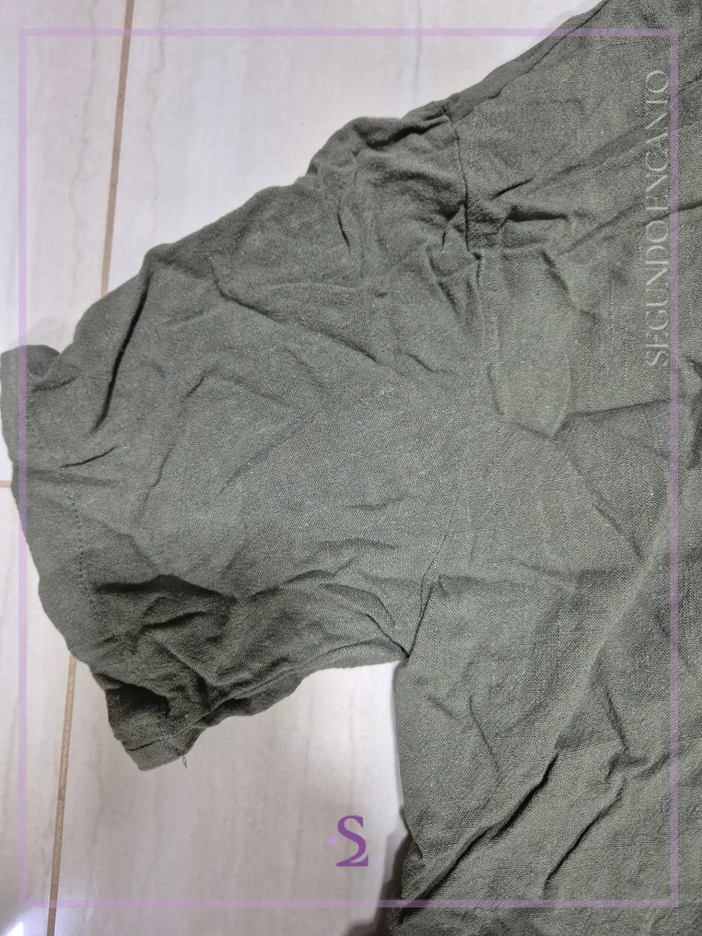 Conjunto verde camisa y short M/L - Image 4
