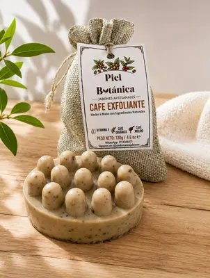 Jabón Masajeador de Café Exfoliante 130g