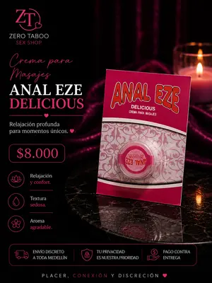 Crema para Masajes Anal Eze Delicious