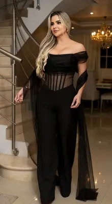 SET PANTALON NEGRO