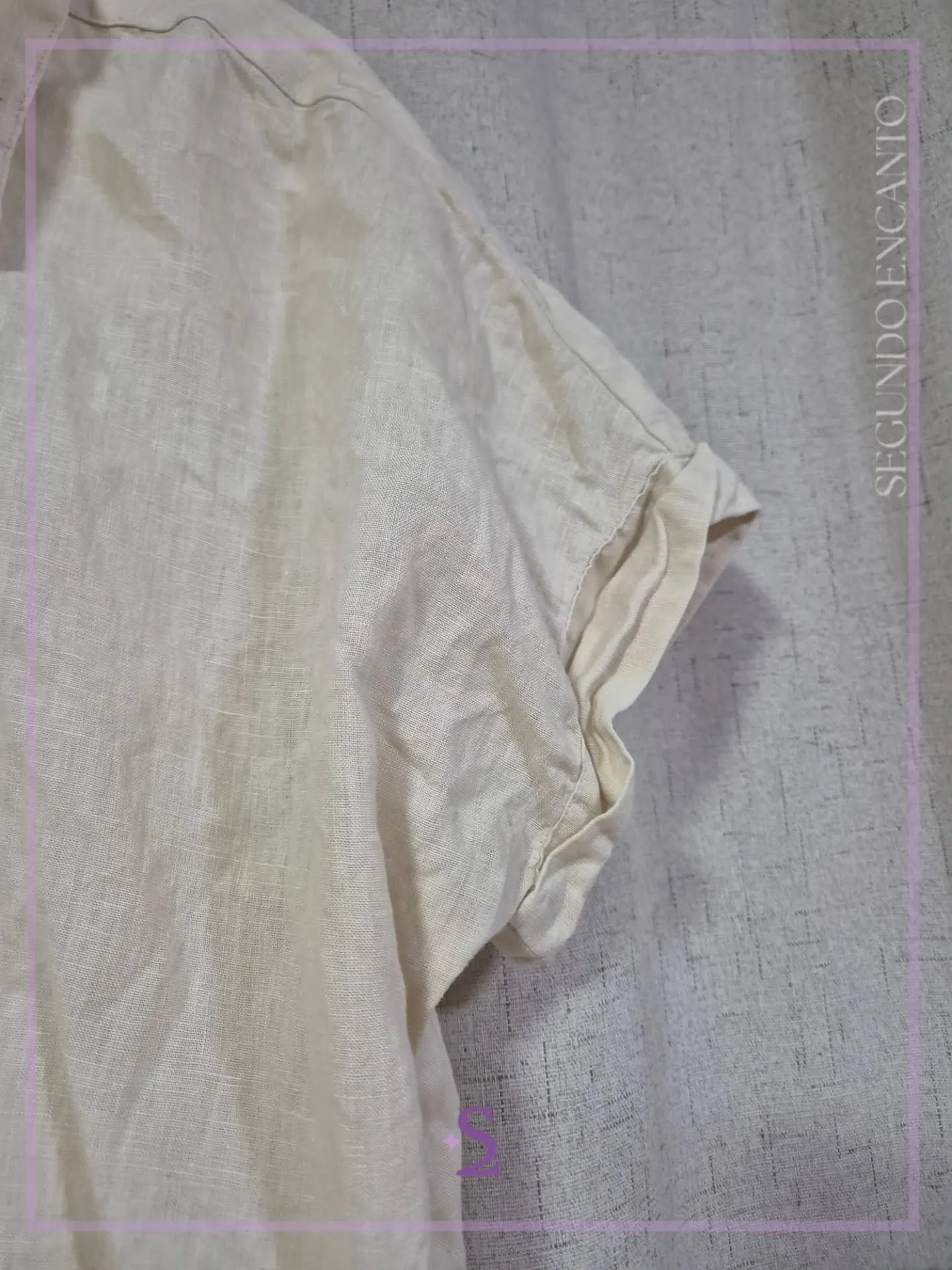 Camisa de lino L - Image 2