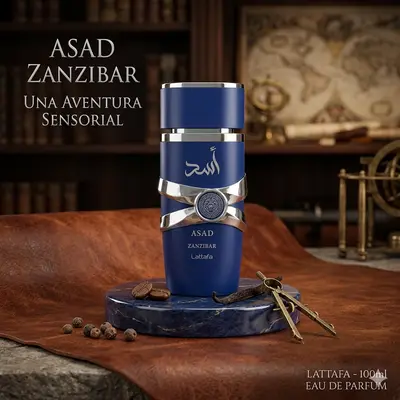 Asad Zanzibar Lattafa Perfumes para Hombres
