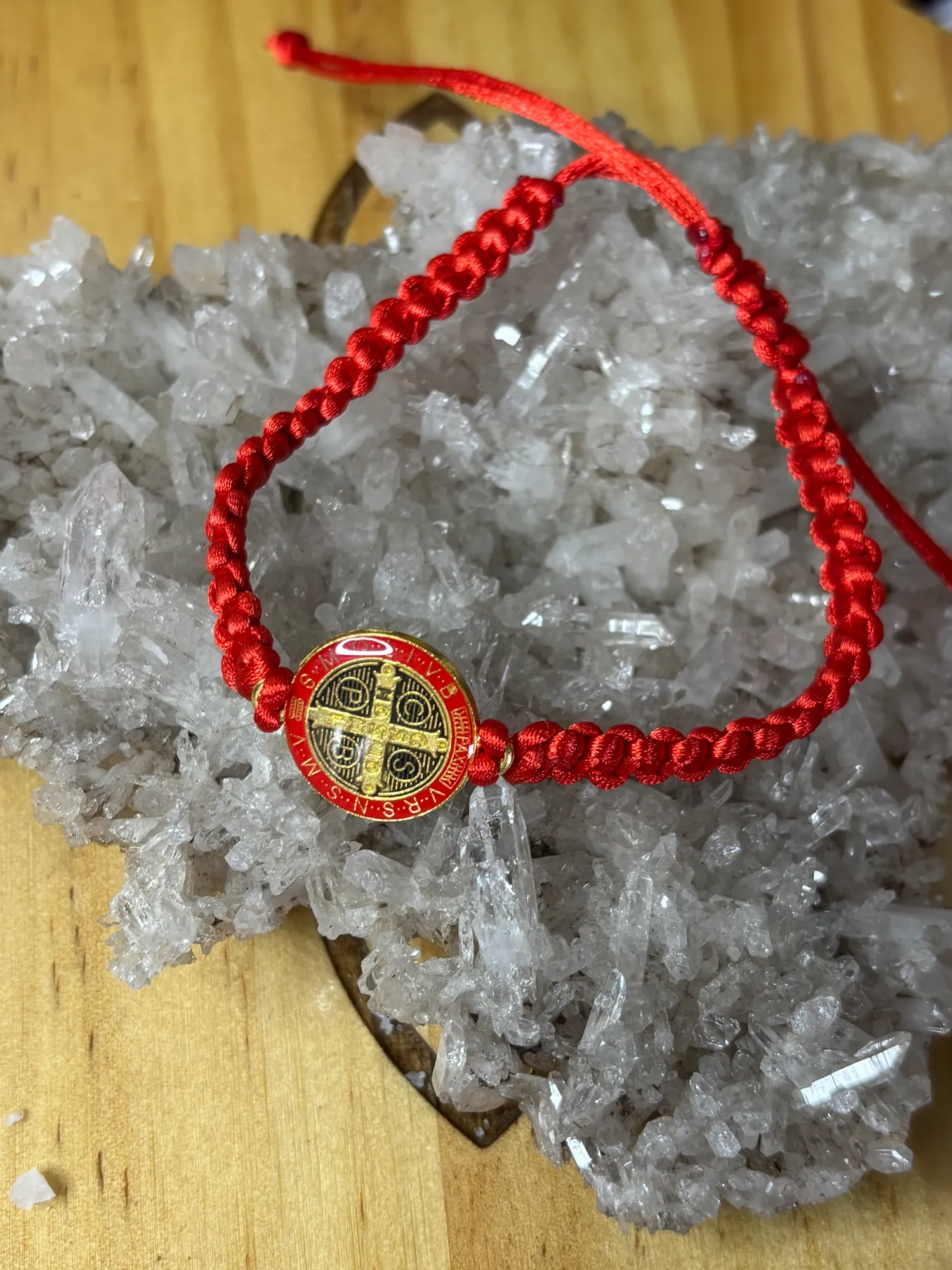 Pulsera medalla de San Benito, protección - Image 1