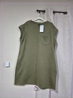 Vestido tunico color verde XL nuevo