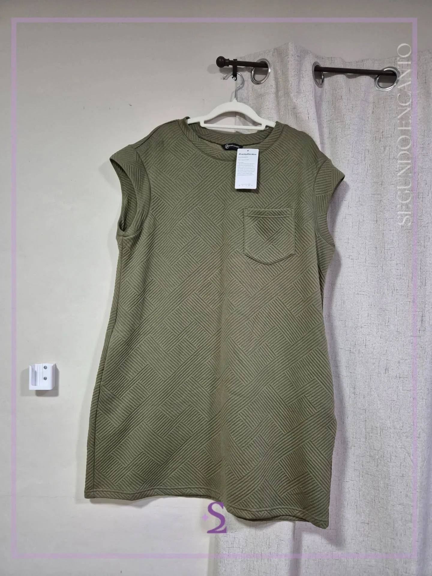 Vestido tunico color verde XL nuevo - Image 1