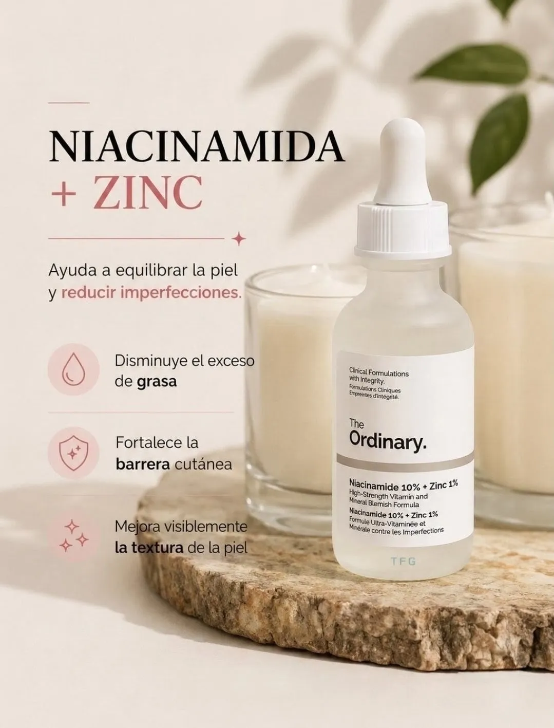 The Ordinary Sérum Niacinamida 10% + Zinc 1% - 30ml. - Image 1