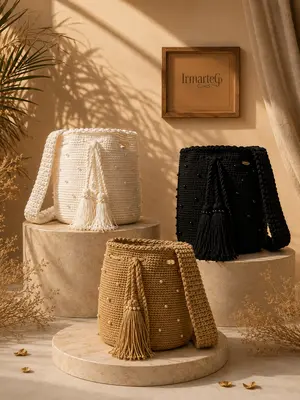 Mochila con perlas