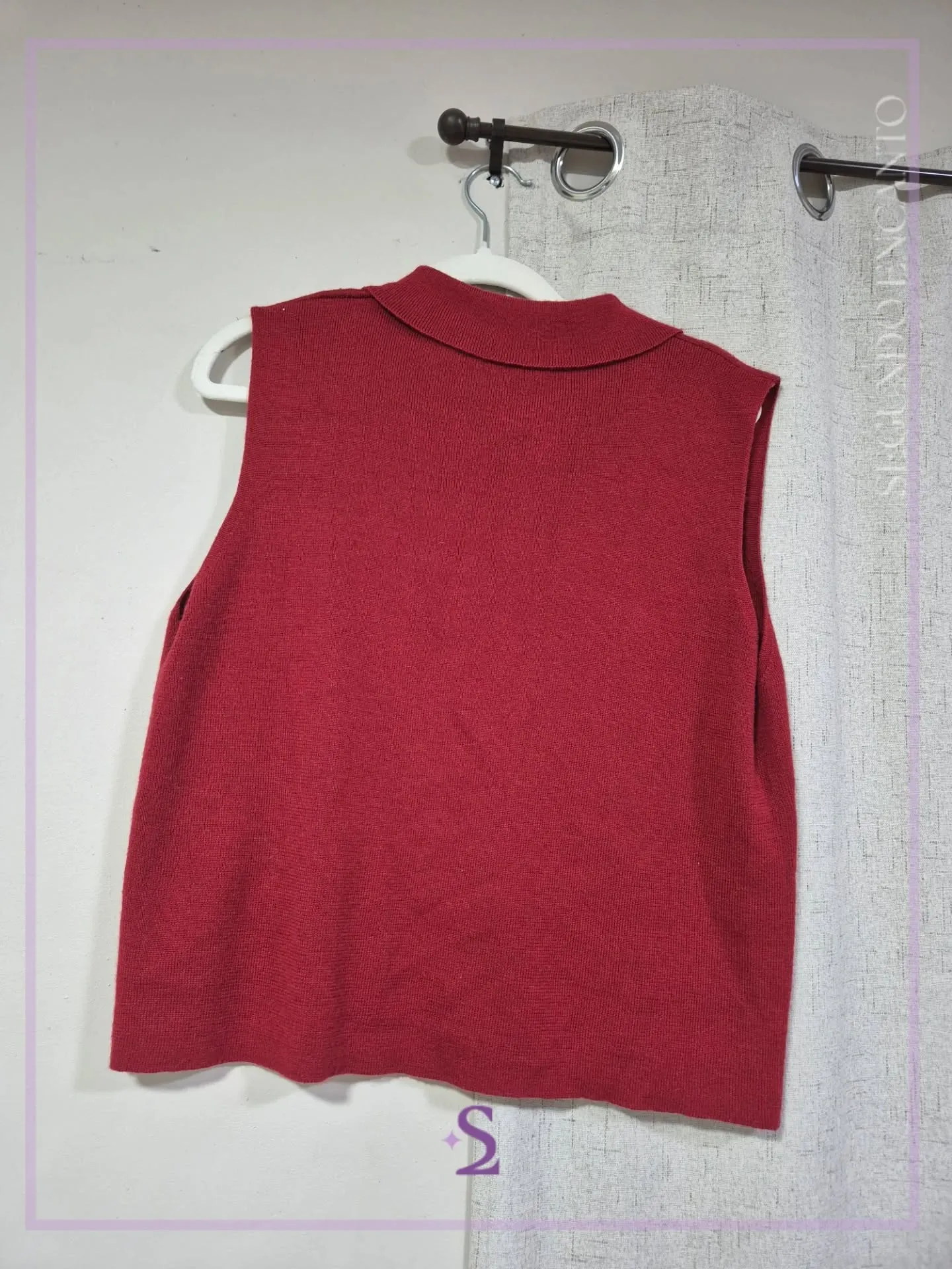 Chaleco color rojo L - Image 2