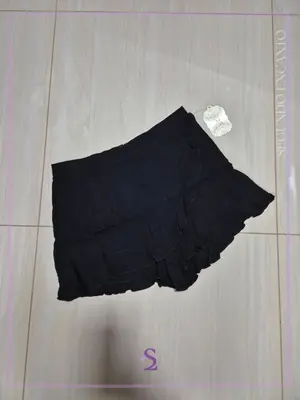 Faldashort M color negro nuevo