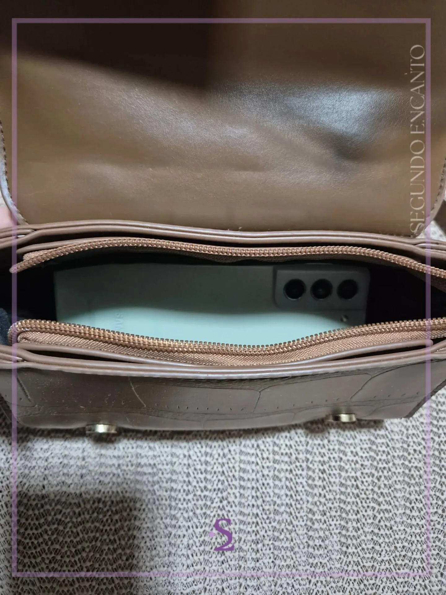 Mini cartera café - Image 2